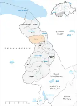 Kaart van de gemeente