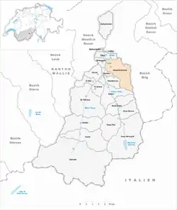 Kaart van de gemeente