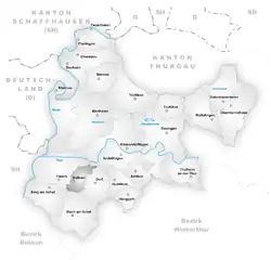 Kaart van de gemeente