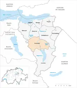 Kaart van de gemeente