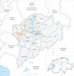 Kaart van de gemeente