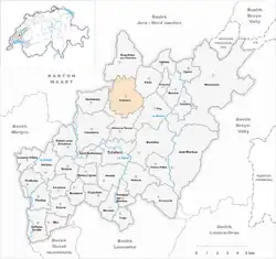 Kaart van de gemeente