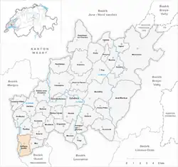 Kaart van de gemeente