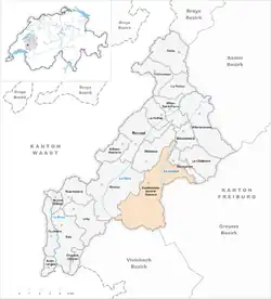 Kaart van de gemeente