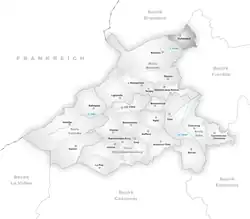 Kaart van de gemeente