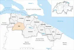 Kaart van de gemeente