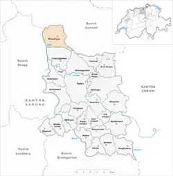 Kaart van de gemeente