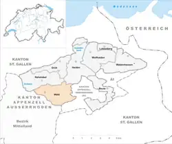 Kaart van de gemeente