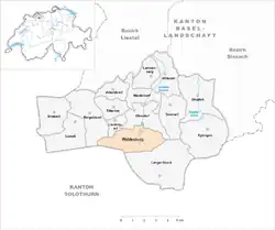 Kaart van de gemeente