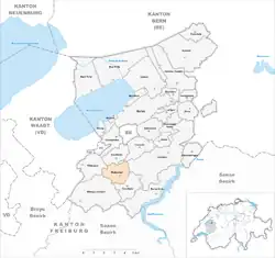 Kaart van de gemeente