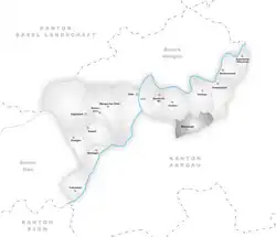 Kaart van de gemeente