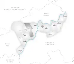 Kaart van de gemeente