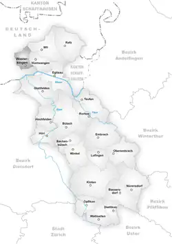 Kaart van de gemeente