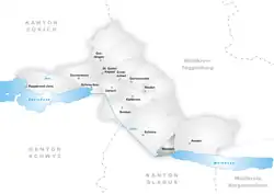 Kaart van de gemeente