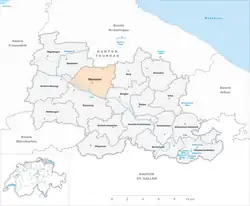 Kaart van de gemeente