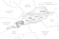 Kaart van de gemeente