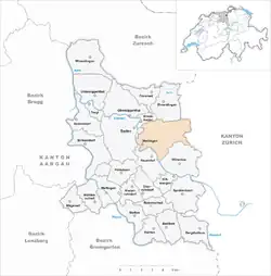 Kaart van de gemeente