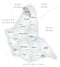 Kaart van de gemeente