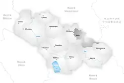 Kaart van de gemeente