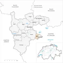 Kaart van de gemeente