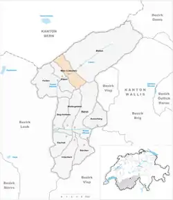 Kaart van de gemeente