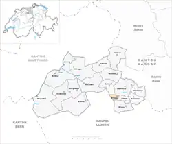 Kaart van de gemeente