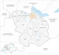 Kaart van de gemeente