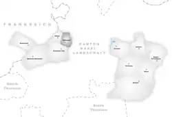 Kaart van de gemeente