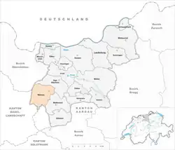 Kaart van de gemeente