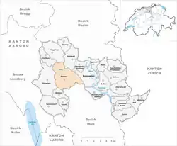 Kaart van de gemeente