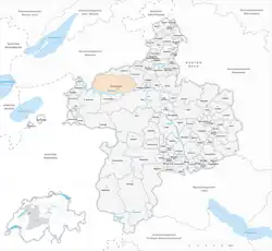 Kaart van de gemeente