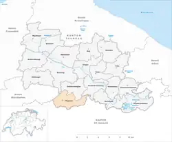 Kaart van de gemeente