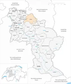 Kaart van de gemeente