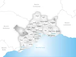 Kaart van de gemeente