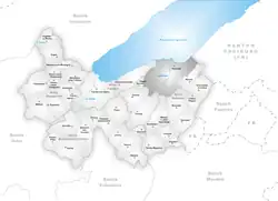 Kaart van de gemeente