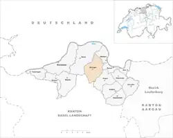 Kaart van de gemeente