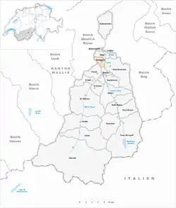 Kaart van de gemeente