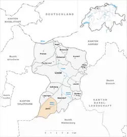 Kaart van de gemeente