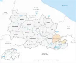 Kaart van de gemeente