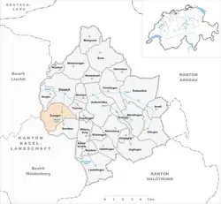 Kaart van de gemeente