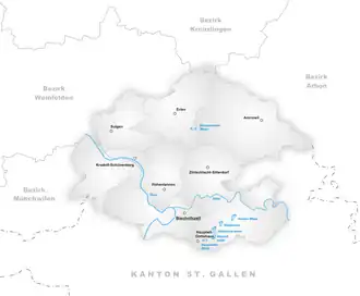 Kaart van Bischofszell