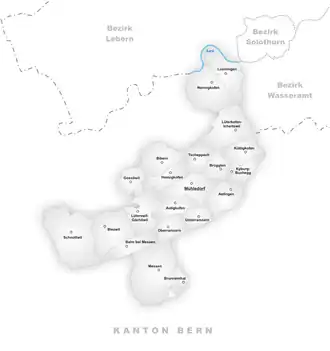 Kaart van Bucheggberg