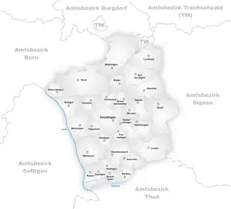 Kaart van Konolfingen