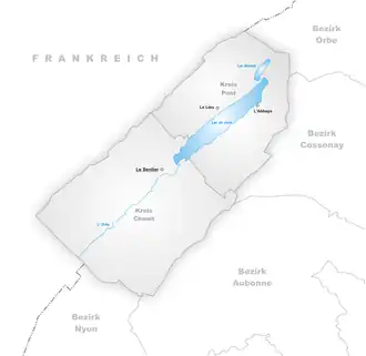 Kaart van La Vallée