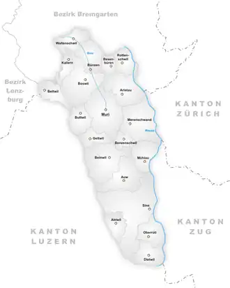 Kaart van Muri