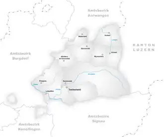 Kaart van Trachselwald