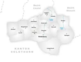 Kaart van Waldenburg