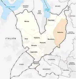 Kaar van Salorino in de gemeente Mendrisio