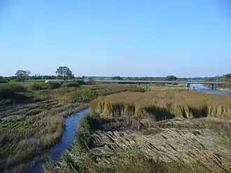 Nieuwe brug bij Kasari (gezien vanaf de oude brug)