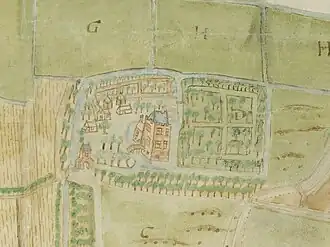 Tekening van Boekhorst (1587)